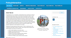 Desktop Screenshot of policyinteractive.org